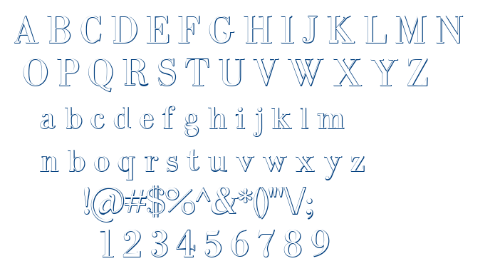 Intellecta Bodoned Beveled font