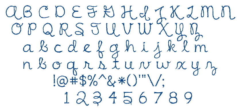 Irish Spaghetti font