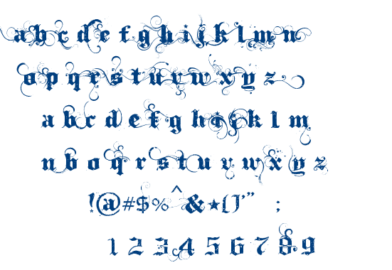 Ithornët font