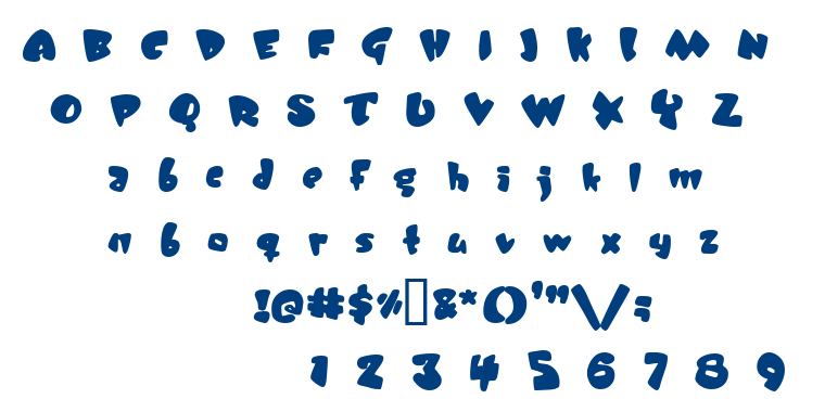 Jelly Belly font