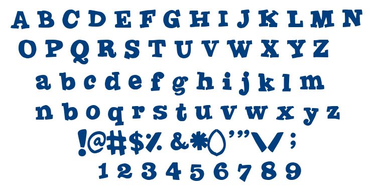 Joint by Pizzadude font