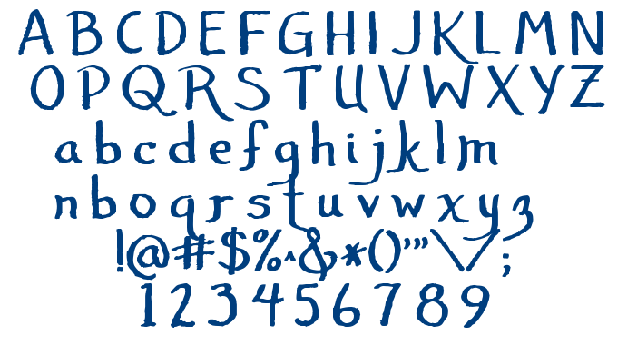 Janda Amazing Grace font