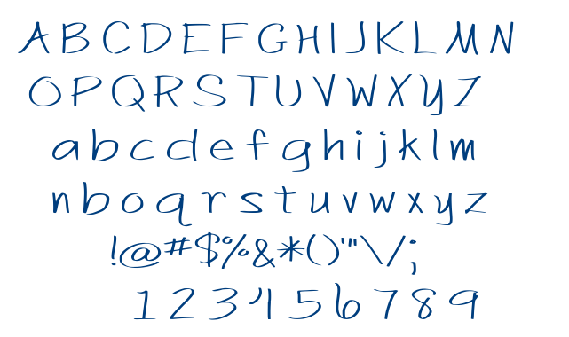 Just Act Casual font