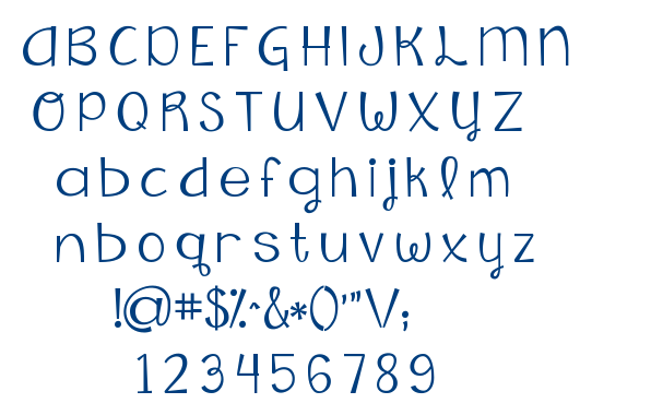 KG Falling Slowly font