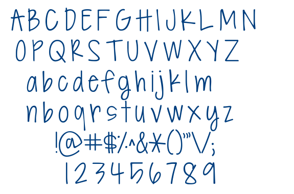 KG Seven Sixteen font