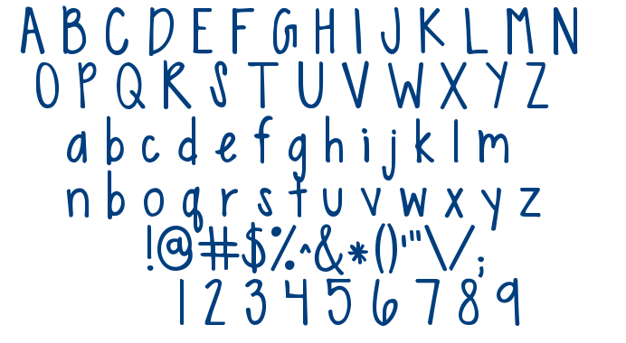 KG Sweet N Sassy font