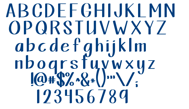 KG This Is Not Goodbye font