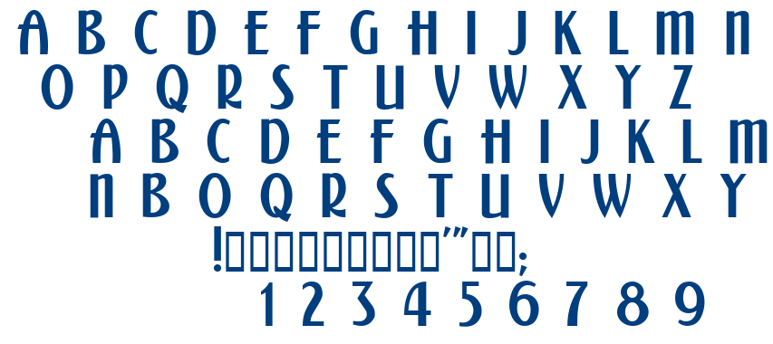 Kalenderblatt Grotesk font