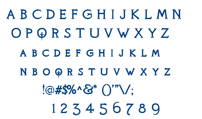 Knight’s Quest font