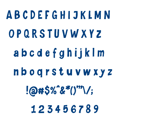 Levi Naive Letter font