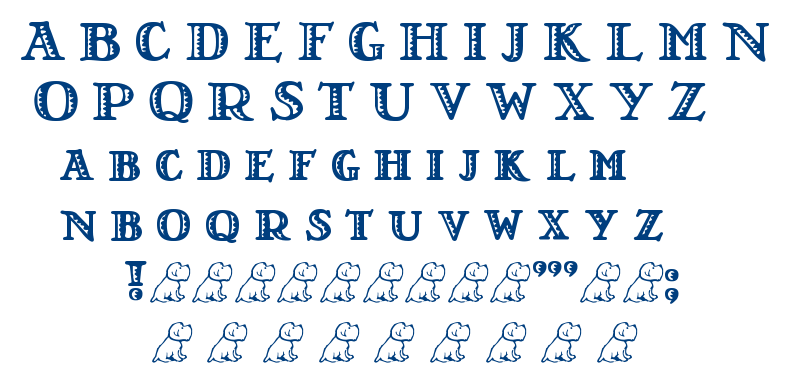 LT Nutshell Library font