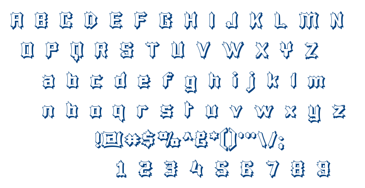 Luciferius font
