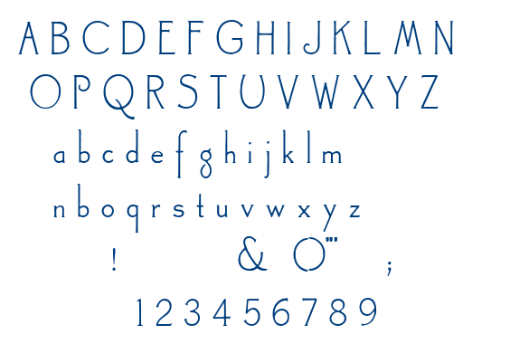 Landsdowne font