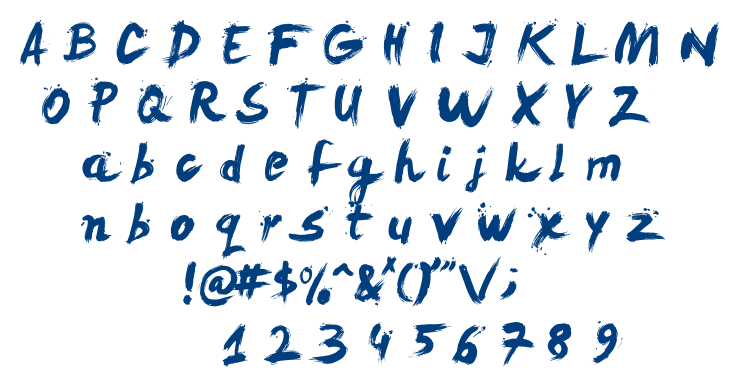 Levi ReBrushed font