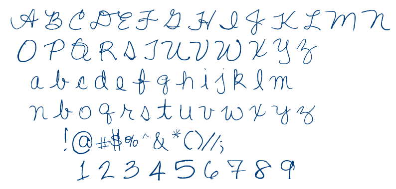 Lisa’s First Class font