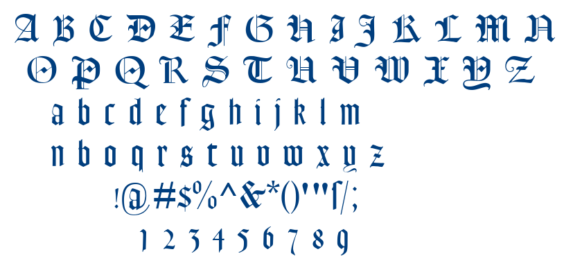 Lohengrin font