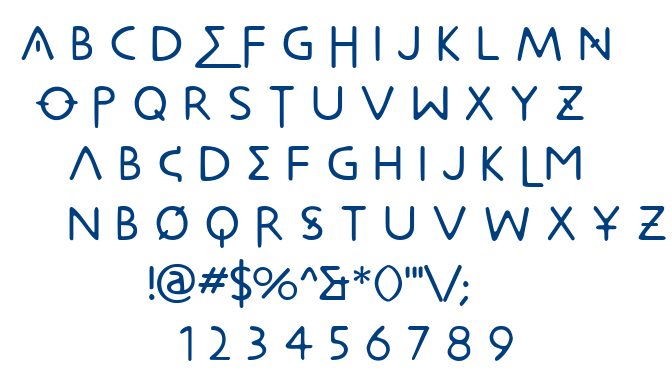 Metrolox font
