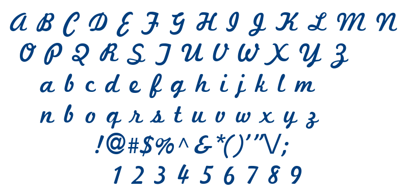 Marketing Script font