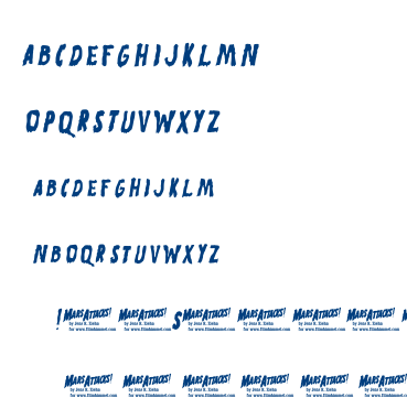 Mars Attacks font