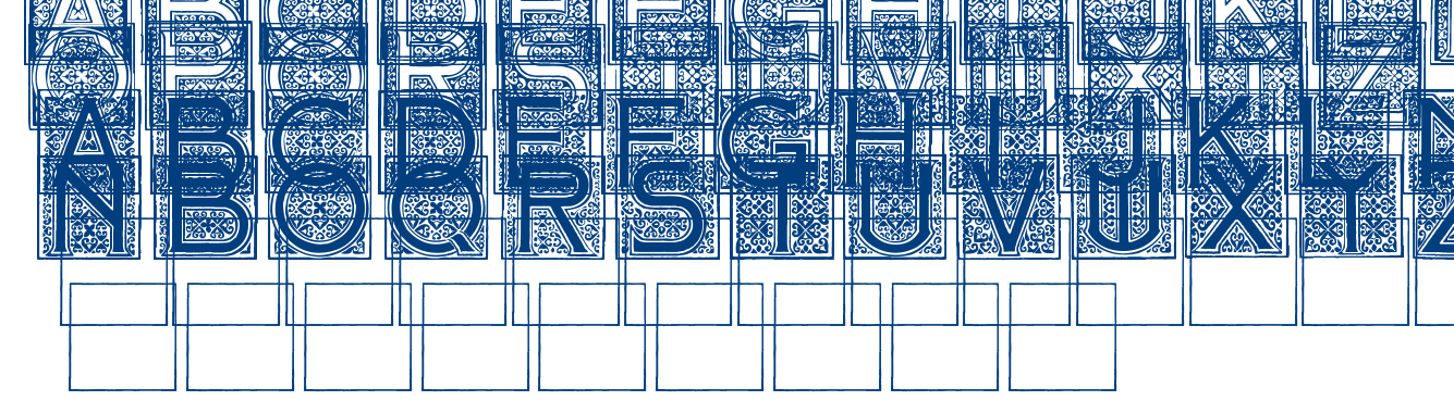 Mosaic Initials font