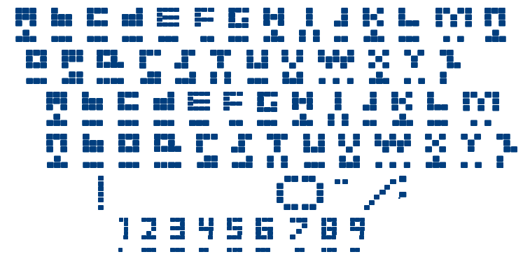 New Tetris font