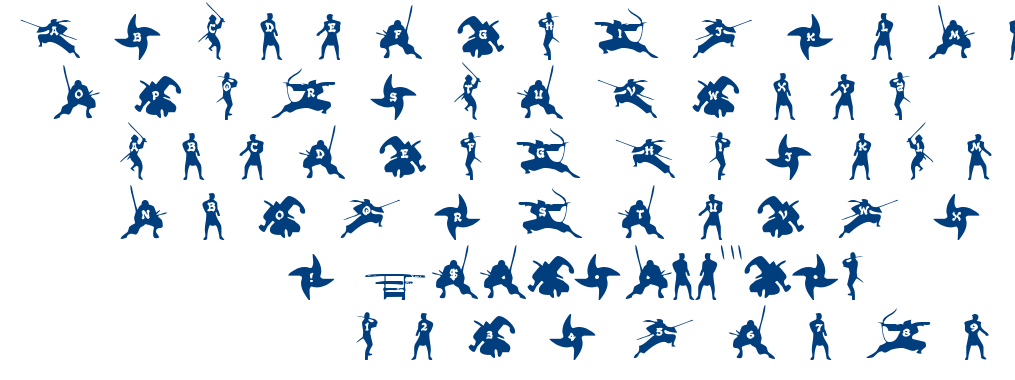 Ninjas font