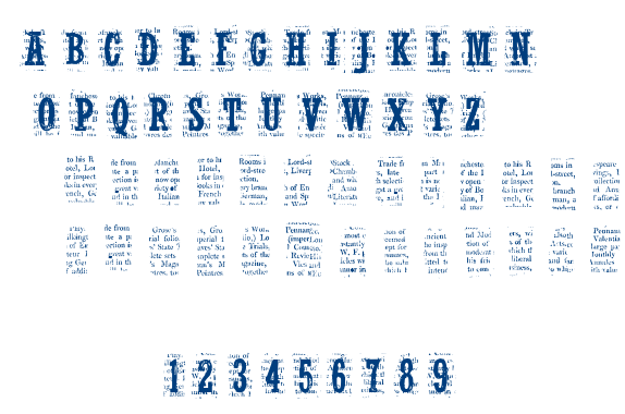 Nelson Old NewsPaper font