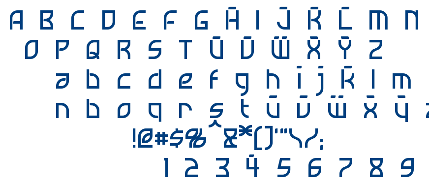 Neostar font