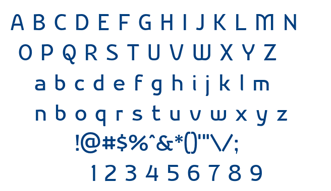 Nikodecs font