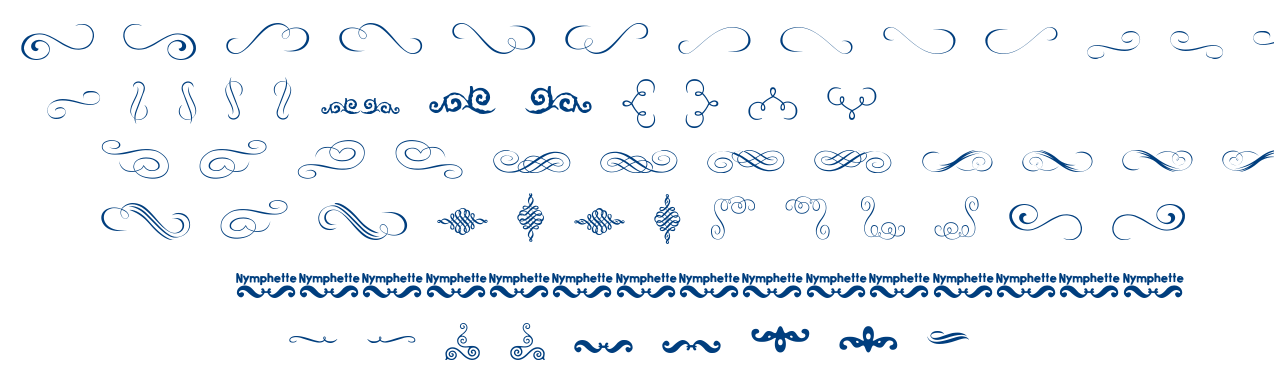 Nymphette font