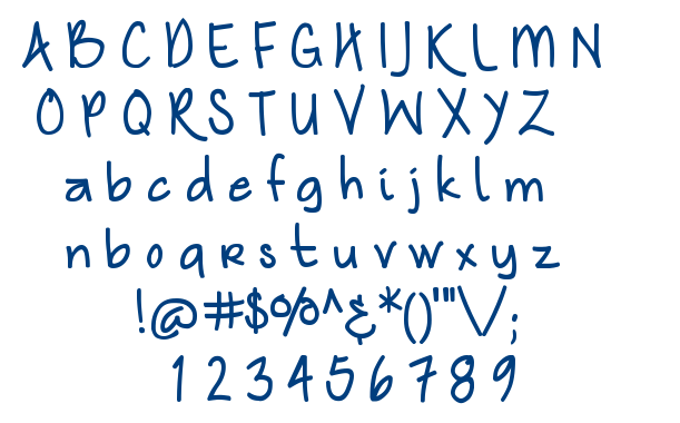 Nymphs Handwriting font