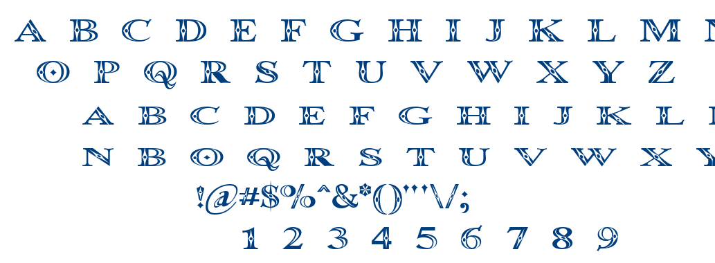 Occoluchi font