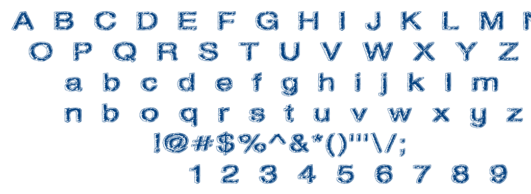 Oil On The Water font