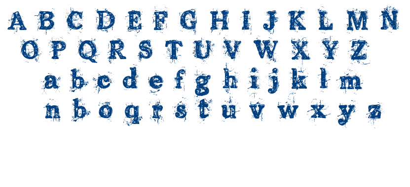 Old Printing Press font