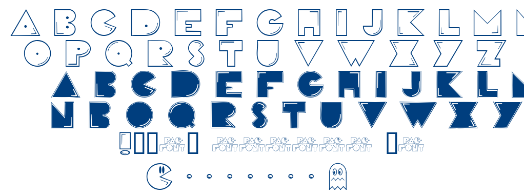 Pac-Font font