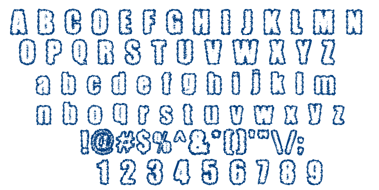 Pinniepoker font