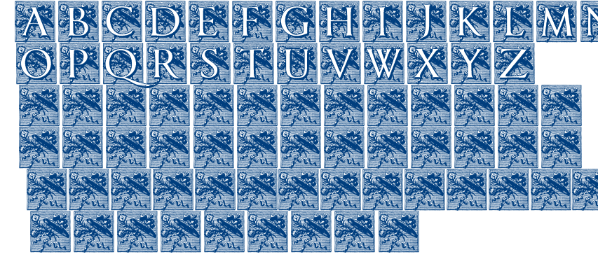 POMPADOUR INITIALS font