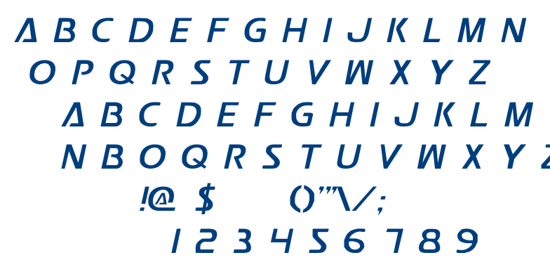 Postmaster font