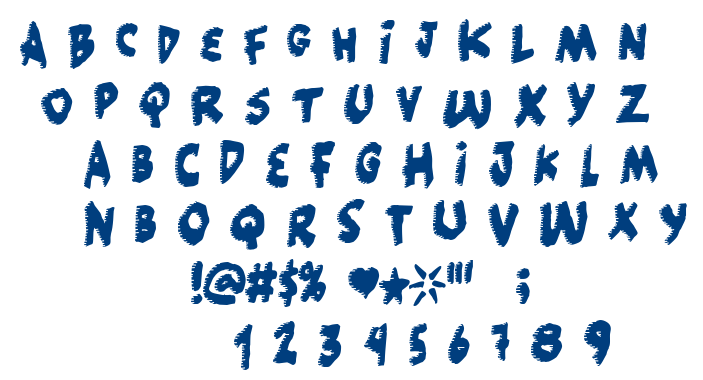 Popcorn not included font