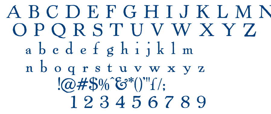 Powell Antique font