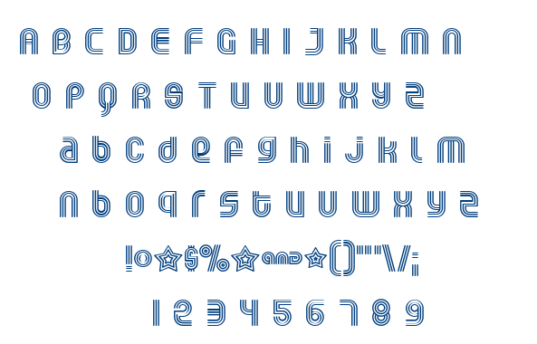 Rolloglide font