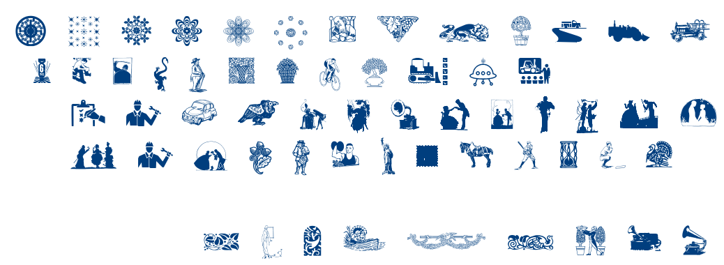 Random Dingbats font