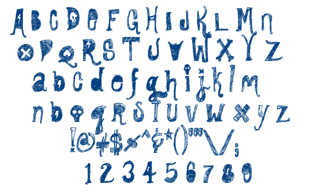 Rock Show Whiplash font