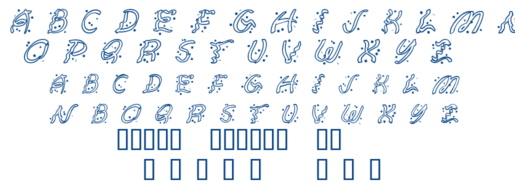 Ruban Extravaganza font