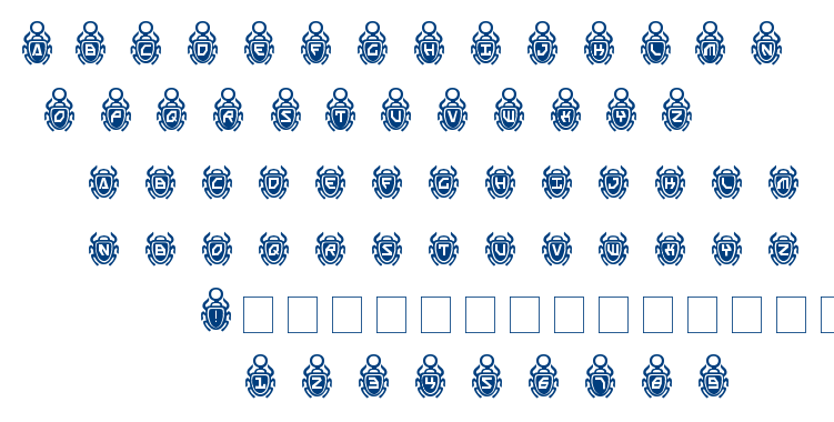Scarab font