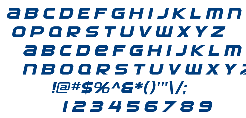SF Automaton font
