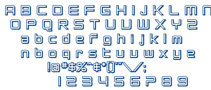 SF Chromium 24 font