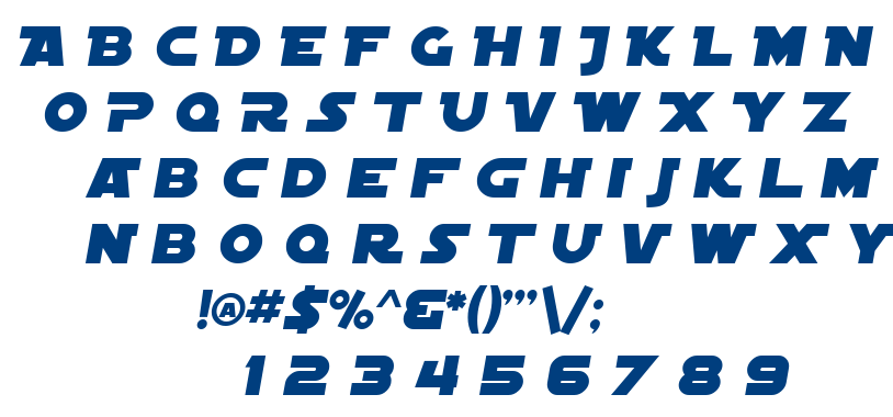 SF Distant Galaxy font