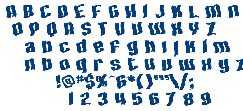 SF Hallucination font