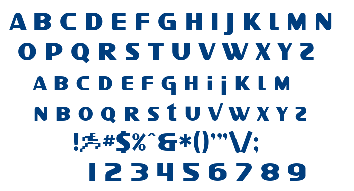 SF Intellivised font